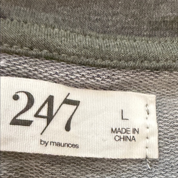 Maurices Olive and Gray jersey dress - Picture 2 of 7